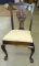 MAHOGANY CHIPPENDALE LATE 18TH EARLY 19TH CHAIR
