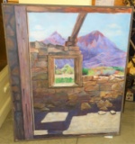 OIL ON CANVAS MTN SCAPE SIGNED H.BLUM 31