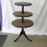 DUNCANPHYFE 3 TIER PIE TABLE