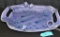 NANCY HILBORN PURPLE POTTERY BOWL 13