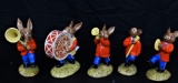 5PC ROYAL DOULTON BUNNYKINS BAND 1984
