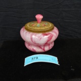ART GLASS HAIR RECEIVER METAL TOP