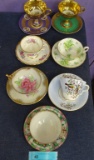 GROUP OF 7 BEAUTIFUL CUPS & SAUCERS