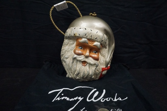 TIMMY WOODS  HAND MADE COLLECTOR SANTA PURSE