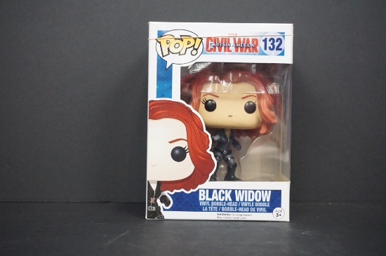 FUNKO POP MARVEL CIVIL WAR SERIES BLACK WIDOW