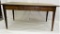 WALNUT HARVEST TABLE PEGGED 1 DRAWER 62