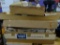 6 BOXES BALSA WOOD AIRPLANE PARTS,WHEELS MISC