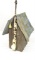 APPALACHIAN STYLE BIRD HOUSE W/TIN ROOF