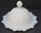 MILK GLASS BUTTER DISH