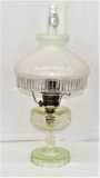 ALADDIN WASHINGTOM DRAPE OIL LAMP & ALADDIN SHADE