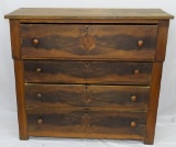 4 DRAWER CHEST CHAMFERED DRAWERS DOVETAILED