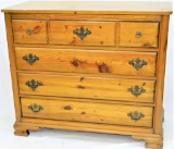 PINE DRESSER AND TWO NIGHT STANDS