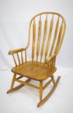 OAK ARROW BACK ROCKER SOLID