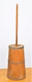 VINTAGE WOODEN BUTTER CHURN 16