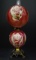 GWTW HAND PAINTED OIL LAMP