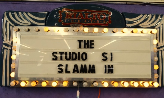 RETRO RIALTO TO THEATRE MARQUEE  FOR DEN, BAR