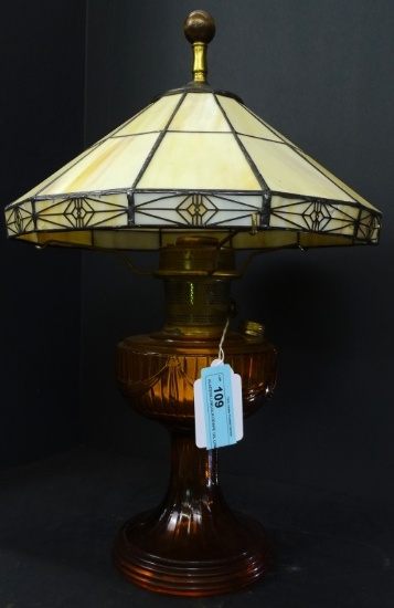 ALADDIN LINCOLN DRAPE OIL LAMP