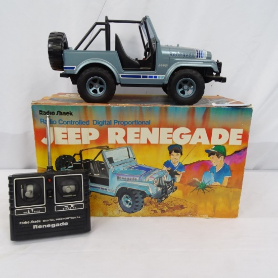RADIO SHACK RADIO CONTROLLED JEEP RENEGADE IOB