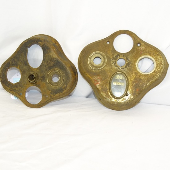 2 VINTAGE FORD TRUCK INSTRUMENT BEZELS