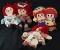 RAGGETY ANN AND ANDY DOLL LOT