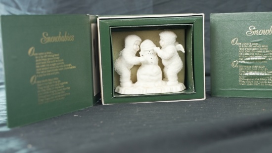 LOT OF 2 DEPARTMENT 56 SNOWBABIES