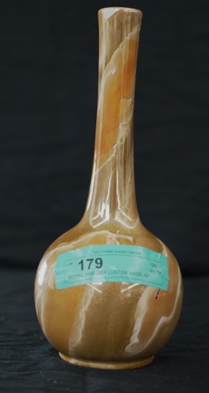 ROYAL HAEGER LUSTER VASE 10" TALL