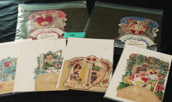 LOT OF VINTAGE VALENTINES