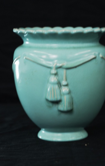 BLUE POTTERY VASE