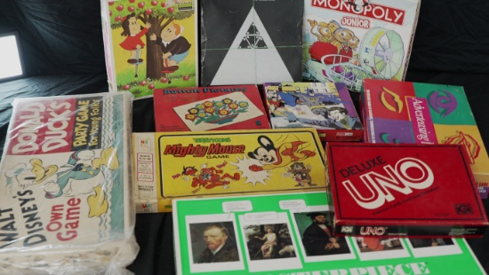 BOX LOT OF VINTAGE GAMES
