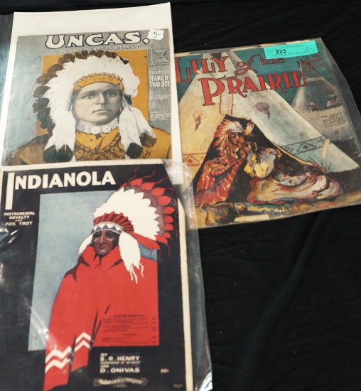 THREE PIECES TRIBAL SHEET MUSIC