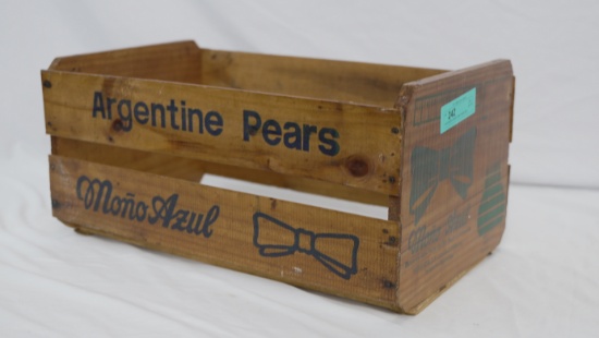 WOODEN ARGENTINE PEAR BOX