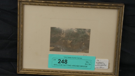 WALLACE NUTTING ARCHED BRIDGE PHOTOGRAPHY RARE