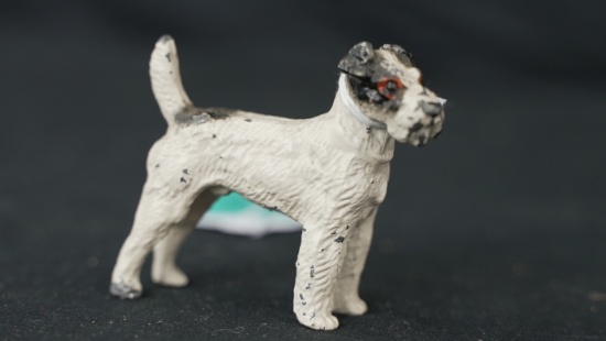 VINTAGE CAST IRON SCOTTIE DOG