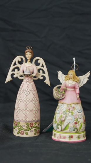 TWO JIM SHORE ANGELS
