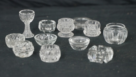 LOT OF 12 VINTAGE SALT CELLERS