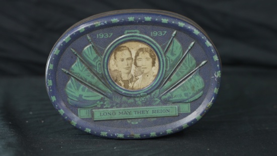 1937 KING EDWARD VII TIN-RARE
