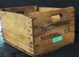 BARBER ORCHARDS WOODEN CRATE