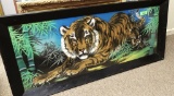 HUGE TIGER FRAMED PRINT 21