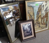 15 MISC FRAMED PRINTS-VARIOUS SIZES & SUBJECTS