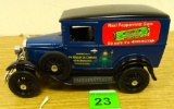 WRIGLEYS GUM ADVERTING BANK WITH KEY  FORD MODEL A