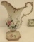 VINTAGE PORCELAIN HANDLED EWER 9