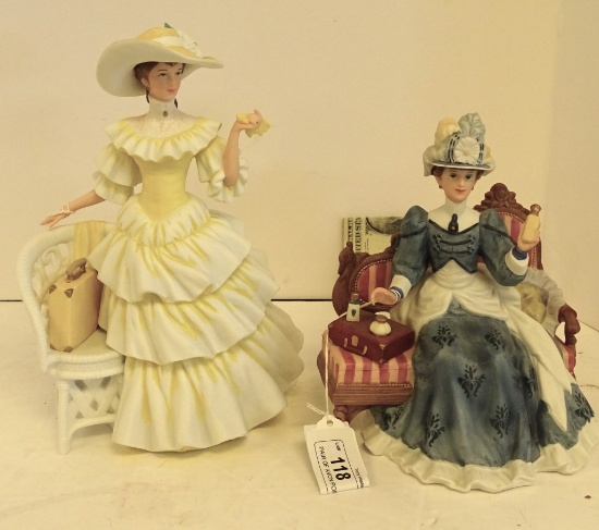 PAIR OF AVON PORCELAIN FIGURINES