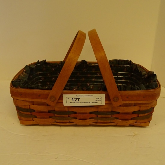 LONGABERGER 1991 BREAD BASKET
