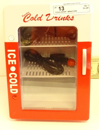 "COLD DRINK"  MINIATURE REFRIDGERATOR
