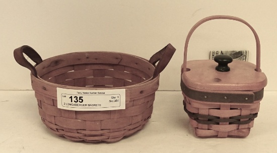 2 LONGABERGER BASKETS