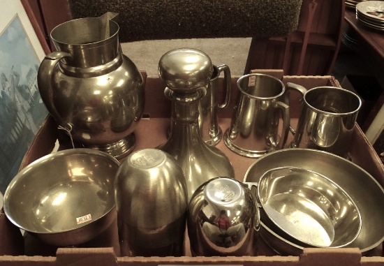 LOT OF PEWTER PCS