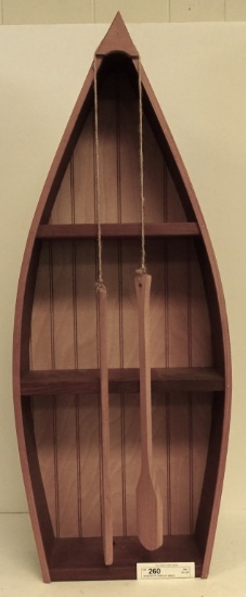 ROW BOAT DISPLAY SHELF