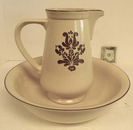 PFALTZGRAFF  BOWL & PITCHER