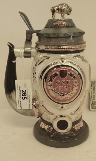 BRADFORD EXCHANGE "ONE CENT"  STEIN