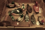 BOX LOT OF 12 DUCK FIGURES